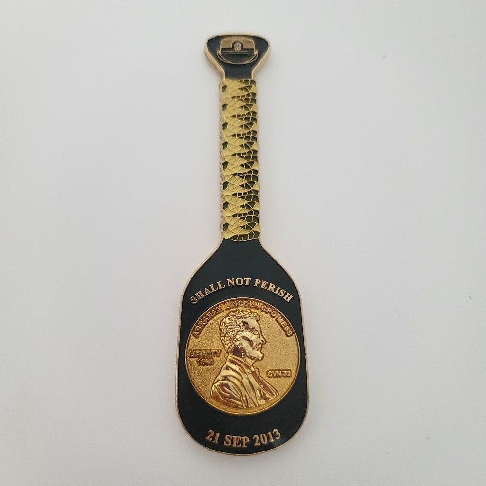 US Navy Mess Paddle Challenge Coin